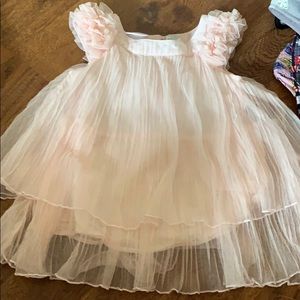 Frilly baby pink top